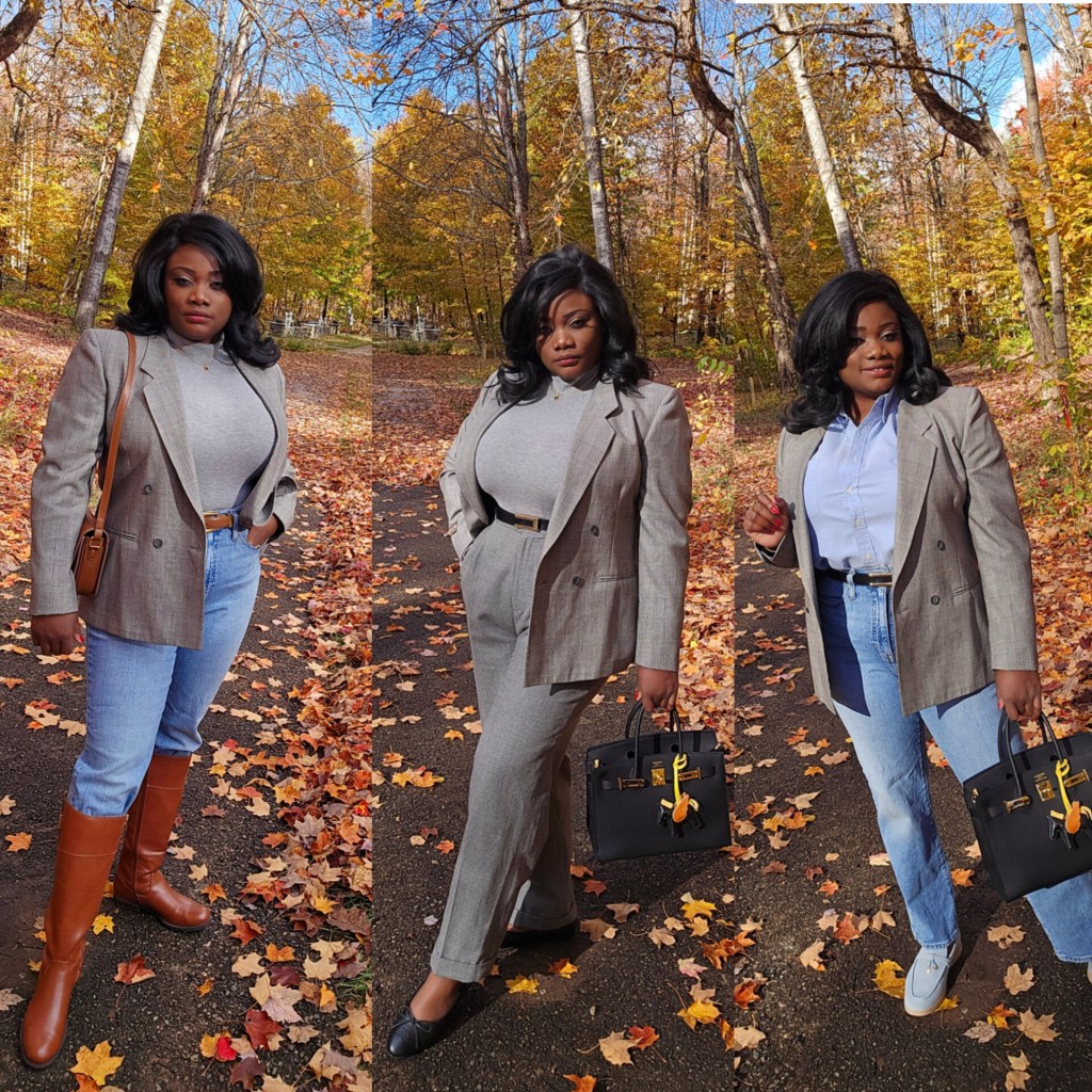 3 ways to style a grey blazer for a classy fall&nbsp;look.